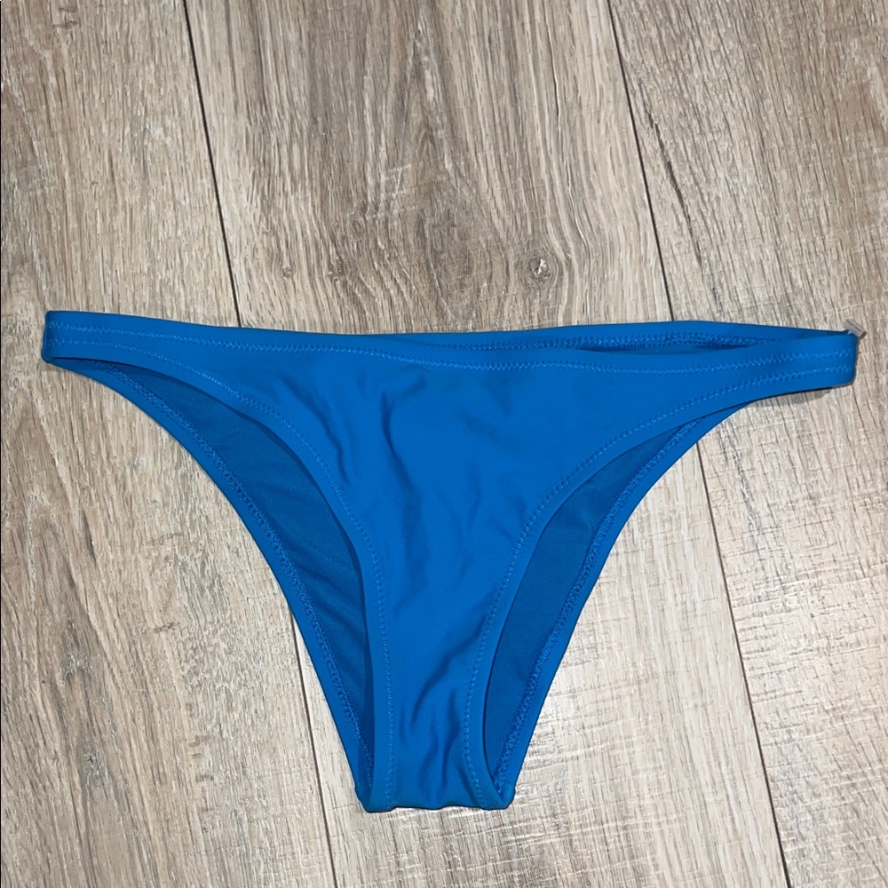 aerie Bright Blue Bikini Bottom cheeky